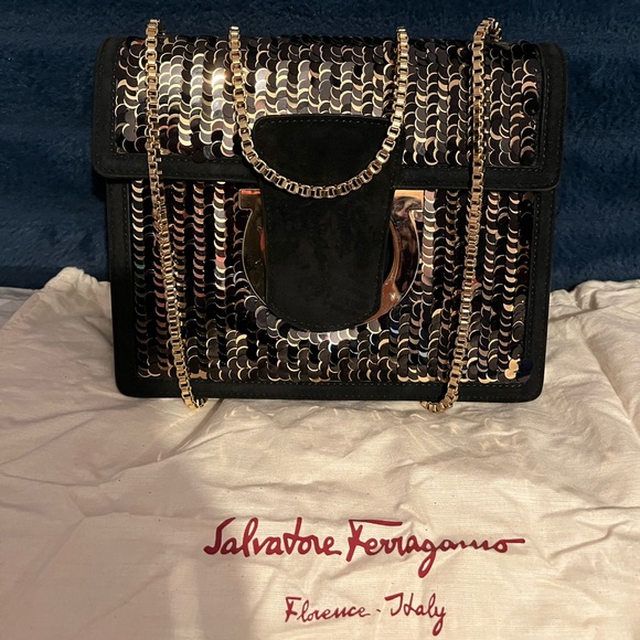 Salvatore Ferragamo Handbags - ⚠️SOLD⚠️Salvatore Ferragamo Gancini Evening Bag